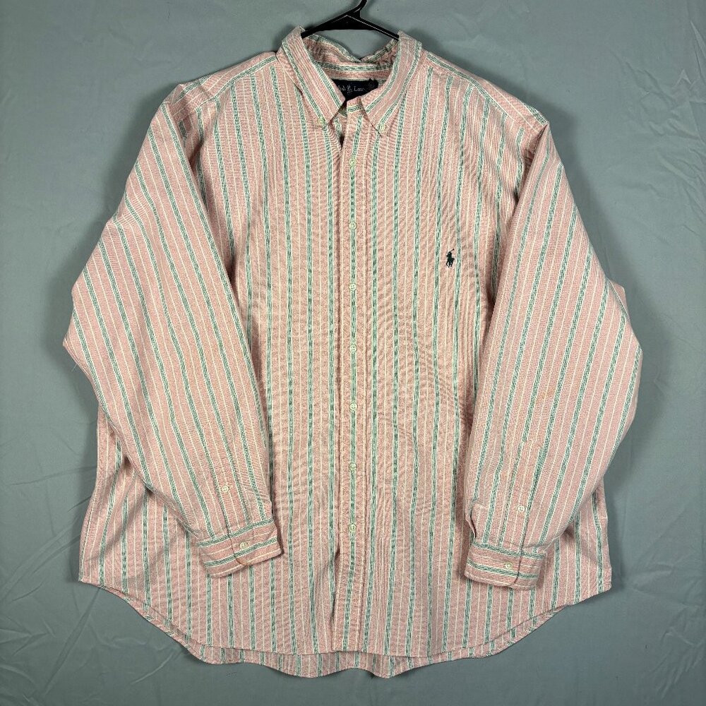 Ralph Lauren Men’s Classic Fit Button Down Shirt – 100% Cotton